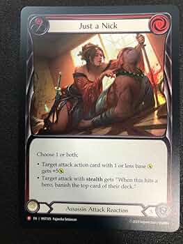 Amazon.co.jp: Just a Nick ほんの切り傷 RF MST FAB 英語